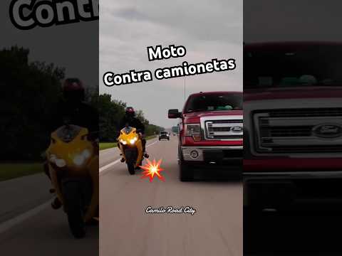 Moto contra camioneta #moto #motos #automobile  #humor thumbnail
