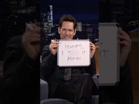 #PaulRudd & Jimmy pick the perfect song for different scenarios in Playlist Playoff! #FallonTonight thumbnail