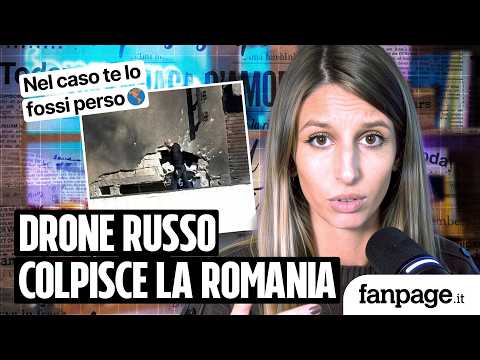 Un drone russo ha colpito un edificio in Romania: cosa farà la Nato thumbnail