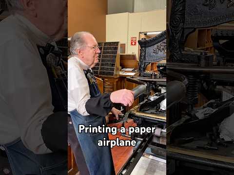Howard hopes this print flies for National Paper Airplane Day (May 26) thumbnail