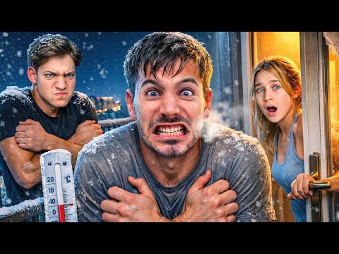 BUZ GİBİ BALKONDAN SON ÇIKAN KAZANIR ?! ❄️🥶 thumbnail