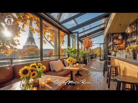 Morning Paris Café Ambience ☕ | Relaxing Jazz Music, Cozy Coffee Shop Vibes, to study, work, relax thumbnail