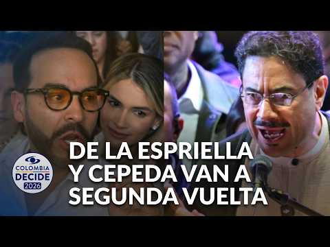 Abelardo de la Espriella e Iván Cepeda, a segunda vuelta de elecciones presidenciales en Colombia thumbnail