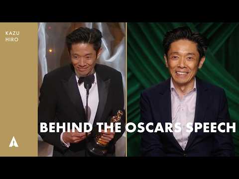 Kazu Hiro | 90th and 92nd Oscars Best Makeup and Hairstyling | Behind the Oscars Speech thumbnail