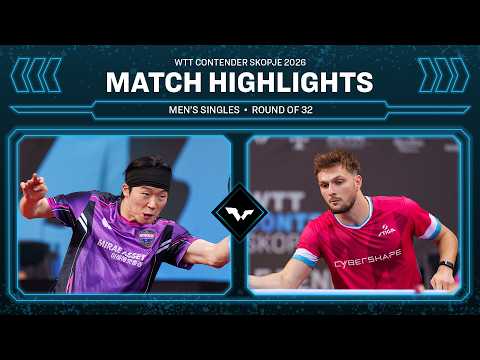 Park Gyuhyeon vs Lilian Bardet | MS R32 | #WTTSkopje 2026 thumbnail