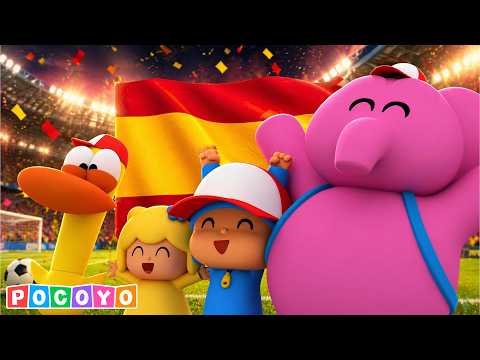 ¡VAMOS, EQUIPO! ⚽ El SUPER HIMNO de fútbol de Pocoyo ? ¡A cantar juntos! | Pocoyó ?? Español thumbnail