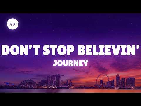 Journey - Don't Stop Believin' (Lyrics) thumbnail