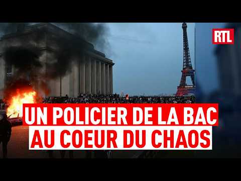 Au cœur du chaos : un policier de la Bac témoigne de sa nuit au milieu des casseurs dimanche soir thumbnail