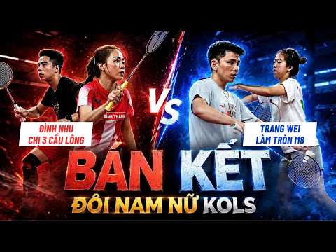 🔥 3 Set Nghẹt Thở! NHU SMOKE Smash Cháy Sân - Bán Kết Đôi Nam Nữ Kols Giải Cầu Lông Venson Lava 2026 thumbnail