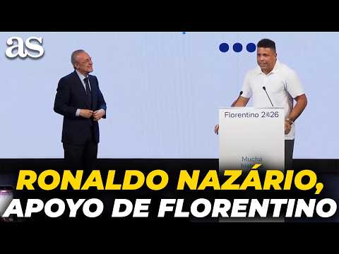 El MOMENTAZO de FLORENTINO y RONALDO en la PRESENTACIÓN de su CANDIDATURA | ELECCIONES REAL MADRID thumbnail