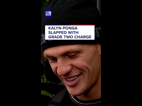 Kalyn Ponga slapped with Grade Two charge | 9 News Australia thumbnail