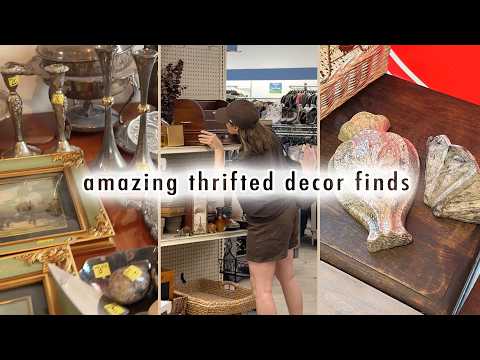 amazing thrifted decor finds! *come thrifting & estate sale shopping with me* | MaCenna Lee thumbnail