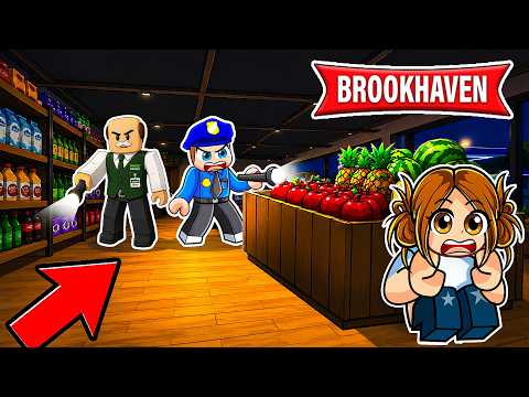 Ece Gece Gizlice Markete Girdi 📚 Roblox Brookhaven🏡RP thumbnail