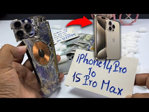 Destroyed iPhone 14 Pro Max Convert To iPhone 15 Pro Max... Box From Big Fan thumbnail