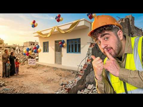جددت بيت عيلة اتدمر بالحرب بدون ما يعرفو thumbnail