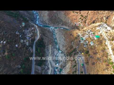 Vishnuprayag river confluence in Chamoli Uttarakhand thumbnail
