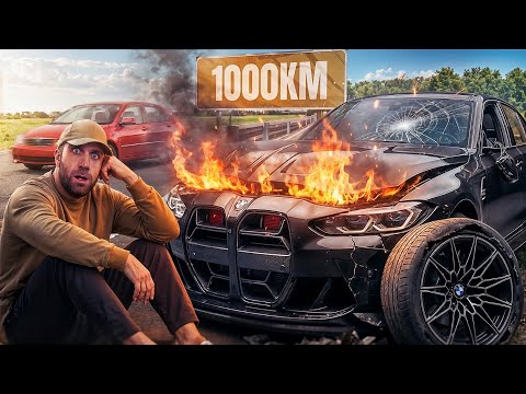 JE FAIS 1000 KM AVEC MA M3 ET ÇA FINIT MAL… TRÈS MAL 😱😱!! (AQUAPLANING) thumbnail