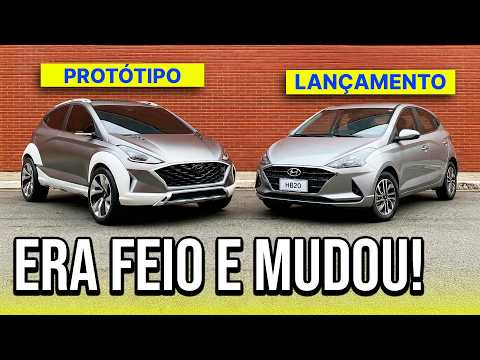 PROTÓTIPOS FEIOS DE CARROS que FICARAM BONITOS no LANÇAMENTO! thumbnail