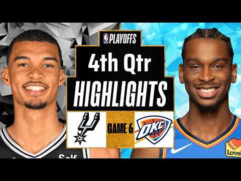 Spurs vs Thunder Highlights Today 4th Qtr | May 28 | 2026 NBA Playoff Full Highlights Game 6 thumbnail