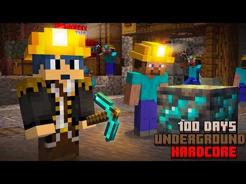 Il mio PIANO SEGRETO per SOPRAVVIVERE! -  Minecraft Underground (100 Giorni) thumbnail