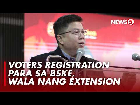 Wala nang extension sa voter registration para sa 2026 BSKE polls — COMELEC thumbnail