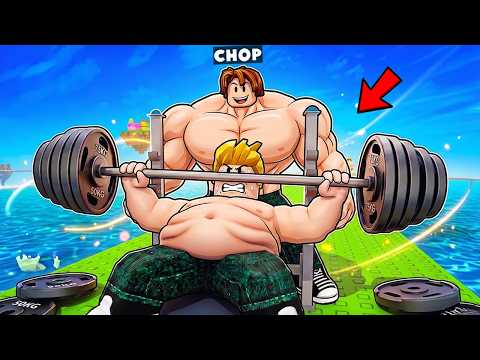 ROBLOX CHOP AND FROSTY PLAY THE  [?]+1 MUSCLE TO ARM WRESTLE thumbnail