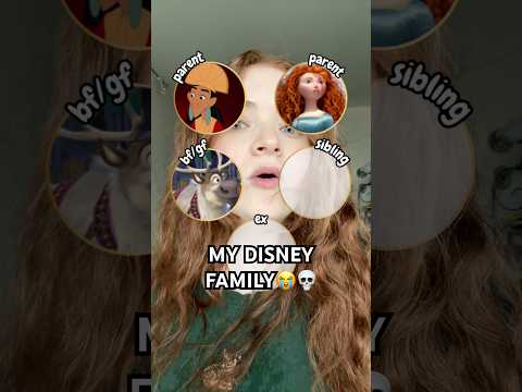 My DISNEY FAMILY😭‼️💀💀 #youtubeshorts #disney #comedy thumbnail