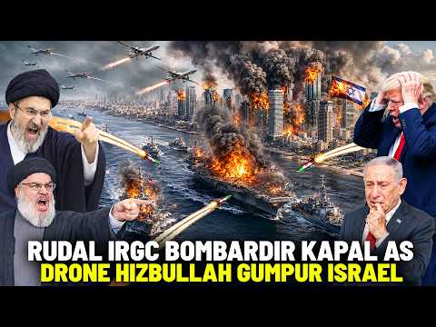Serangan Balasan Iran & Hizbullah! Israel-AS Digempur 24 Jam Nonstop thumbnail