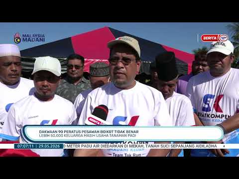 29 MEI 2026 - BPG - DAKWAAN 90 PERATUS PESAWAH BOIKOT TIDAK BENAR: LEBIH 50,000 KELUARGA MASIH USAHA thumbnail