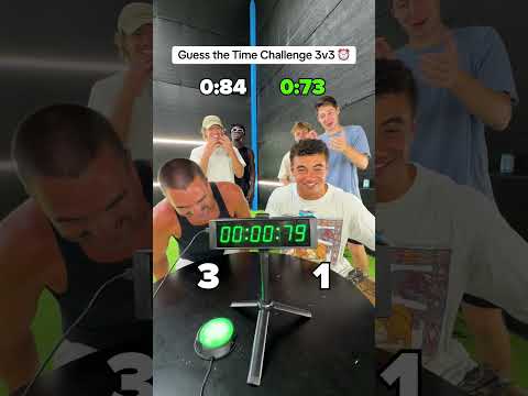 Guess the Time Challenge 😂 First team to 5 wins it ⏰ thumbnail