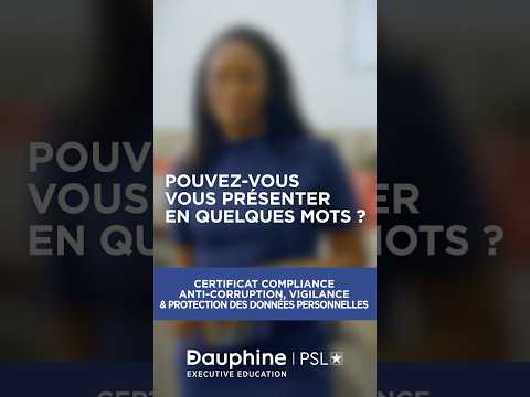 Témoignage Christelle Petit - étudiante du Certificat Compliance anti-corruption... thumbnail