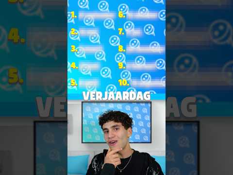 Ik Weet Wanneer Jij Jarig Bent thumbnail
