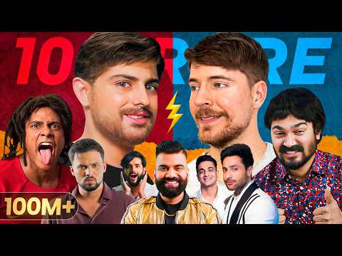 MR BEAST PARODY 🤑 Ft. INDIAN CREATORS | CARRYMINATI thumbnail