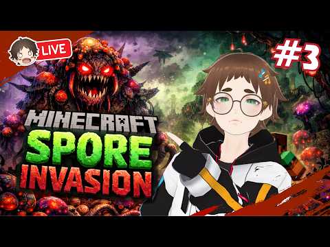 ? Minecraft - Spore Invasion [3] เราต้องการปืนแรงกว่านี้ !!  #mightymax  #minecraft thumbnail