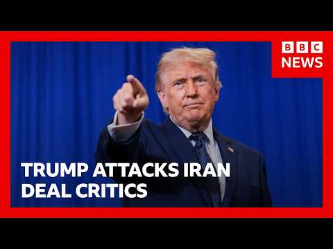 Trump calls critics of his potential Iran deal 'losers' | BBC News thumbnail