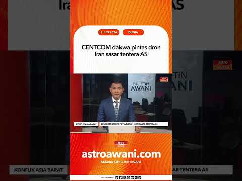 CENTCOM dakwa pintas dron Iran sasar tentera AS thumbnail