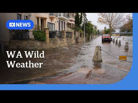 WA lashed with cyclone-strength winds leaving 70,000 without power | ABC NEWS thumbnail