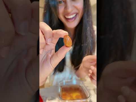 SIMPLE almond milk recipe for BREAKFAST #hindi #recipe #food thumbnail