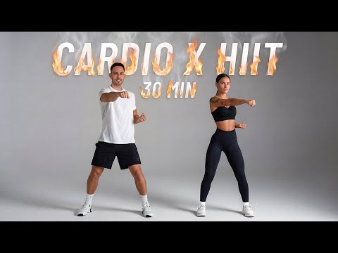 30 MIN CARDIO HIIT WORKOUT - ALL STANDING - Full Body, No Equipment thumbnail