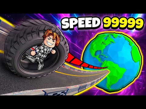 CORRENDO DENTRO DO PNEU PARA DESCER COM VELOCIDADE INFINITA NO ROBLOX thumbnail