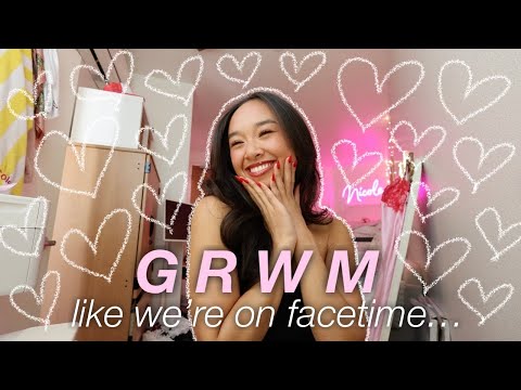 GRWM like we're on facetime... | life updates & current makeup routine thumbnail