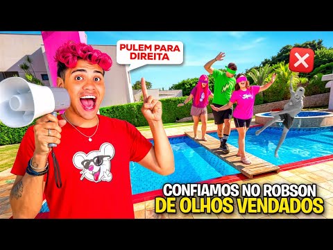 CONFIAMOS NO ROBSON DE OLHOS VENDADOS POR 24 HORAS *Nos demos mal ? thumbnail