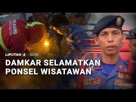 Lagi Asyik Foto-foto Ponsel Terjatuh di Sela Bebatuan, Damkar Turun Tangan | Liputan 6 thumbnail