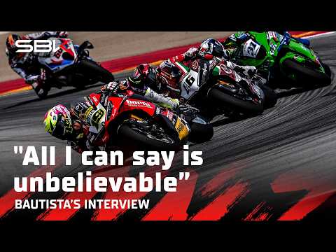 Alvaro Bautista debriefs his return to action at Aragon 🗣️ | 2026 #AragonWorldSBK 🇪🇸 thumbnail