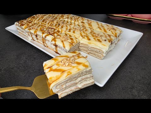 DOLCE FREDDO AL CREME CARAMEL E CIOCCOLATO BIANCO 🍮 Ricetta Facile e Golosa senza Forno! thumbnail