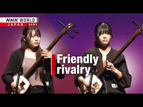 Tsugaru shamisen: Sisters aim for the topーNHK WORLD-JAPAN NEWS thumbnail