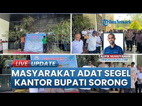 Masyarakat Adat Ring 1 Migas Sorong Segel Kantor Bupati, Desak Transparansi Dana Bagi Hasil thumbnail