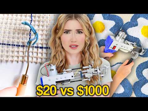 $20 Rug Making Kit VS. $1000 Rug Tufting thumbnail
