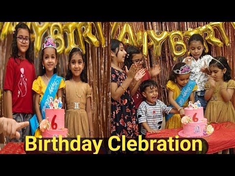 Medhu's Birthday vlog 🎉Surprises,Friends&Barbie Cake❤️മേധൂട്ടിയുടെ പിറന്നാൾ ആഘോഷം ❤️🎊🎂 thumbnail