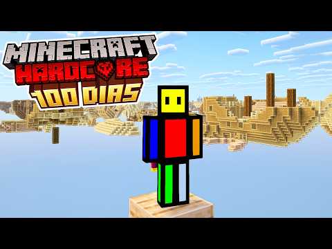 Sobreviví 100 Días en un Mundo de BARCOS HUNDIDOS INFINITOS ⛵ en Minecraft Hardcore thumbnail